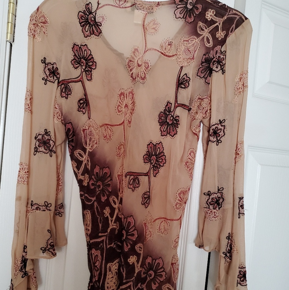 Trilogy printed blouse
